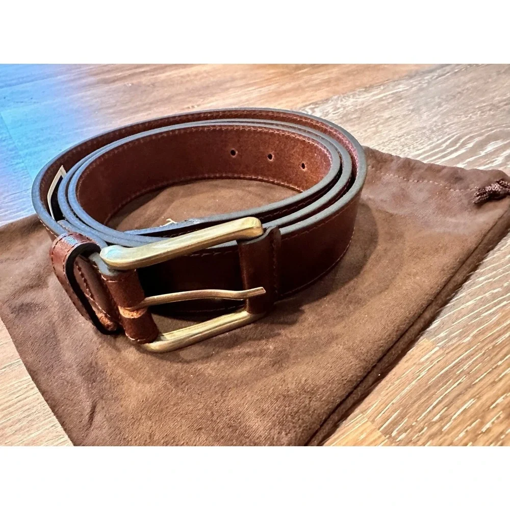 Trafalgar Men's‎ Wyatt 35mm Genuine Leather Casual Jean Belt 44
